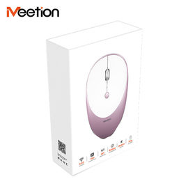 MeeTion R600 귀여운 분홍색 PC 작은 여행 침묵하는 2.4G 와이파이 Usb 소형 광학적인 노트북 무선 쥐 쥐에는 DPI가 있습니다