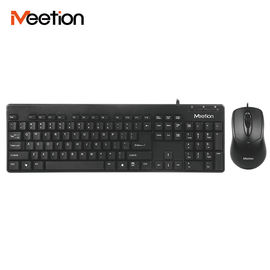 Hot Sale arabic keyboard Cheap Quiet USB Wired Keyboard Mouse Combo From MeeTion