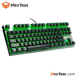 Meetion Hot Selling Metal Mechanical Keyboard 87 Keys KTL Professional Gaming Keyboard For Gamer