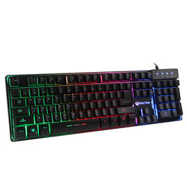 Rainbow Color Backlit Gaming Keyboard LED Backlit