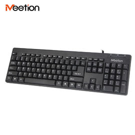 Manufacture Wholesale Ergonomic design Waterproof USB Wired Computer Keyboard for Laptop and Desktop