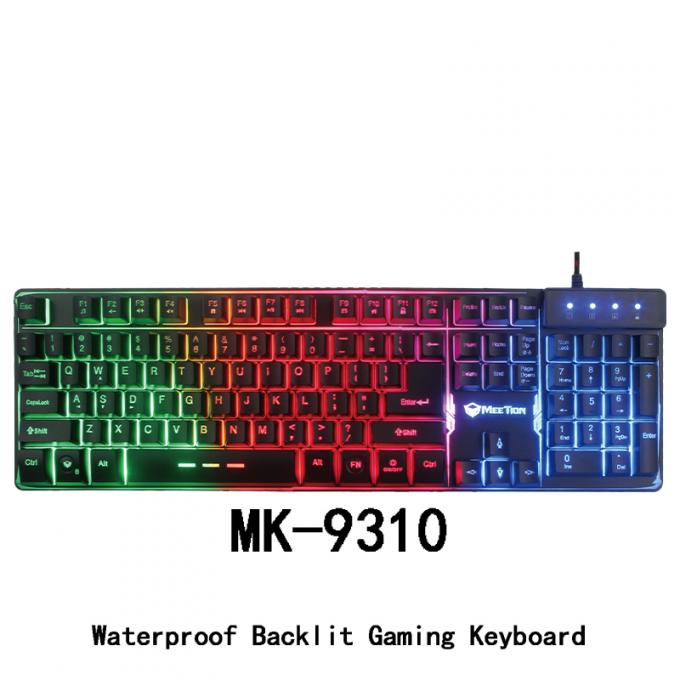 MEETION 신제품 PC Gamer를 위한 타전된 RGB 큰 멀티미디어 컴퓨터 노트북 도박 키보드